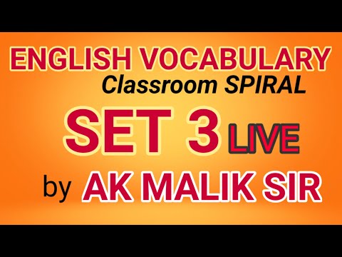 Vocabulary SET 3