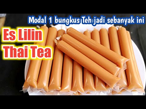 Cara Buat Es Lilin Teh Manis