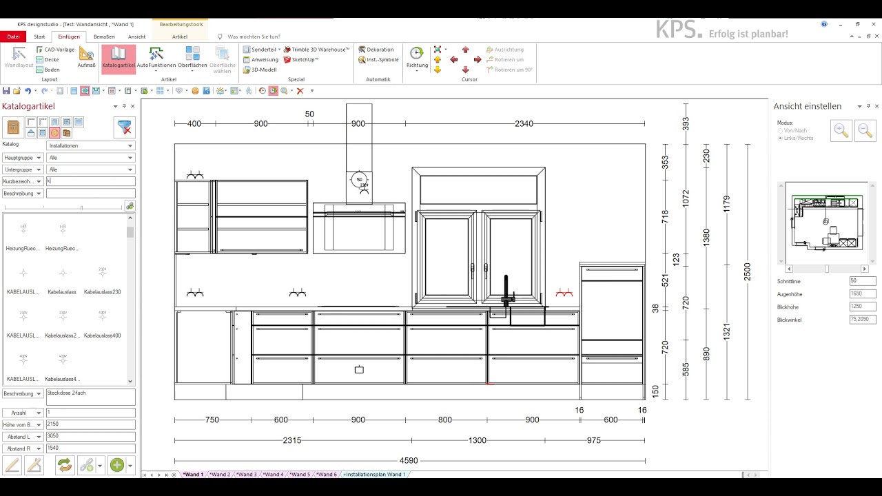 Kps Max KPS Küchenplanung Installationsplan - YouTube