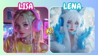 Lisa or Lena — Fashion Faceoff 💖 | Choose Your Charm!