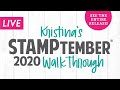 🔴 LIVE REPLAY - Kristina's STAMPtember 2020 Walk Through - See the entire release!