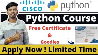 Cisco Free Course With Certificate | Programming Essentials Using Python | Python Certificate