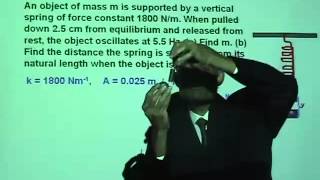 PHY2048 Lesson 5 1c Solving Problems in Oscillation
