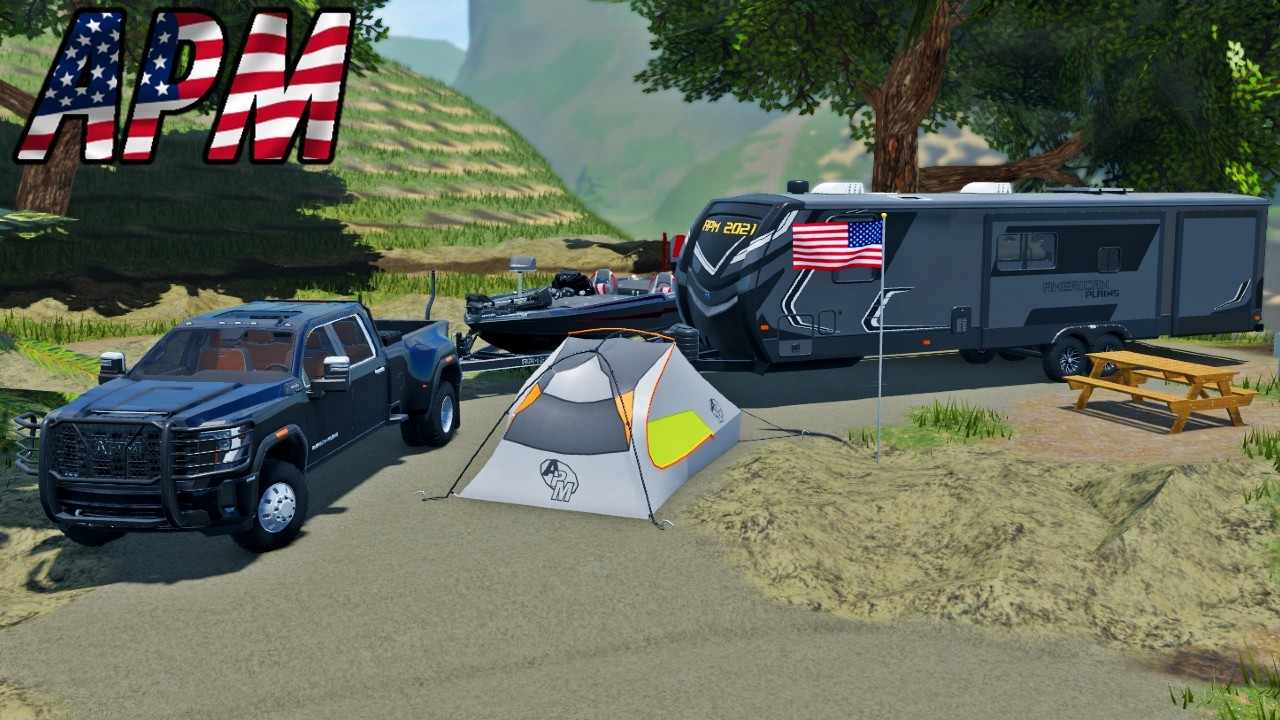Me and My Friend Went LUXURY Camping in APM! | Roblox American Plains ...