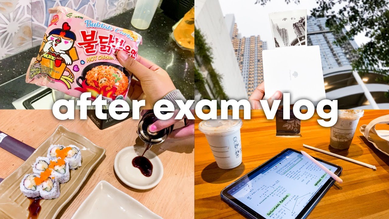 A Day in My Life : after exam vlog ft. phomemo | Indonesia 2021