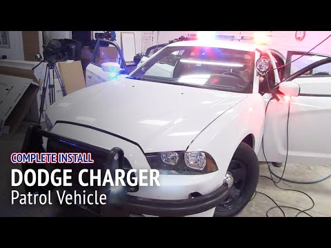 Dodge Charger Patrol Vehicle, Complete Install