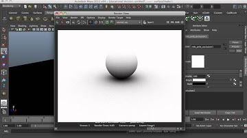 Simple Ambient Occlusion Render in Maya 2012