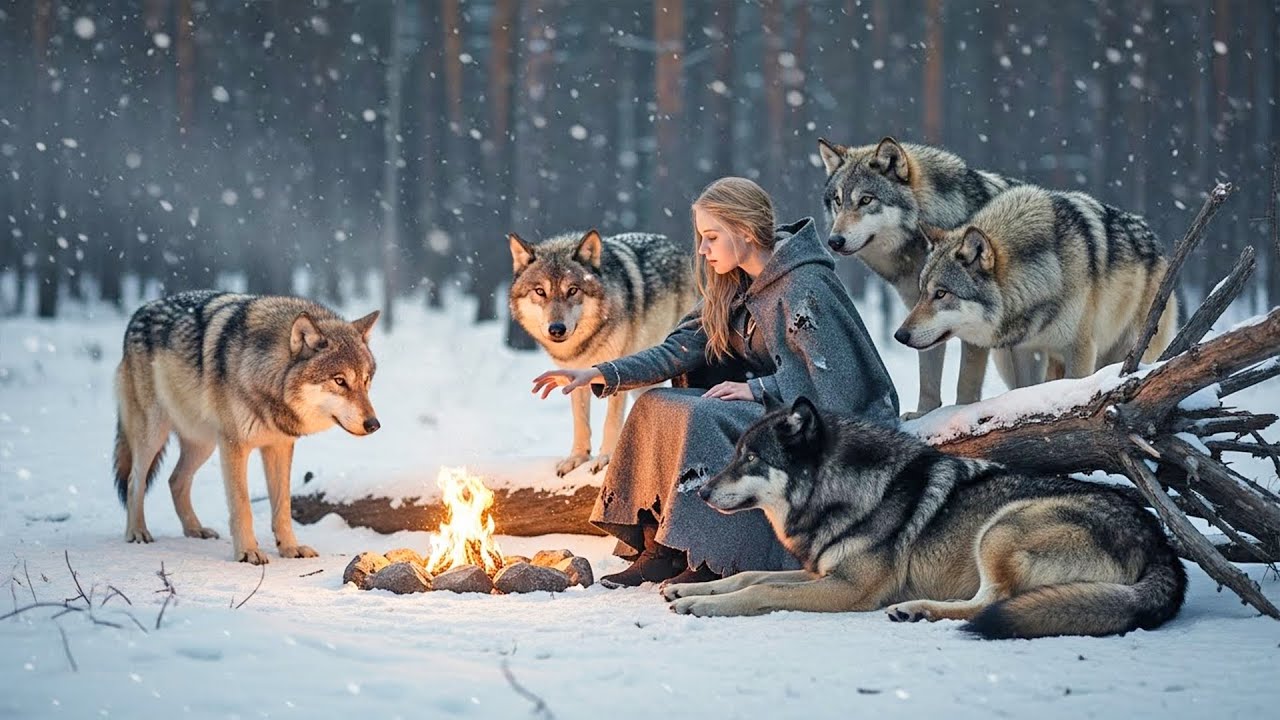 Rejected Omega Sat by the Fire — That Night, a Pack of Twenty Wolves Laid Around Her