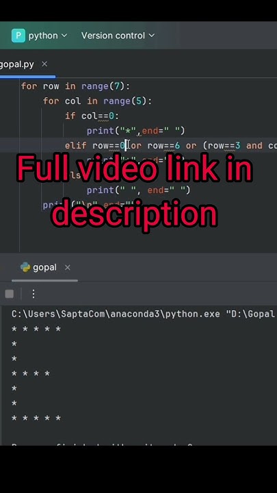 How to print E,F in * using python - YouTube