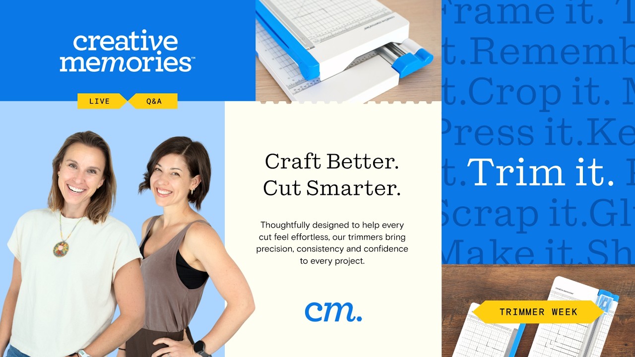 Meet the Creative Memories Trimmers | 12-Inch Trimmer & Photo