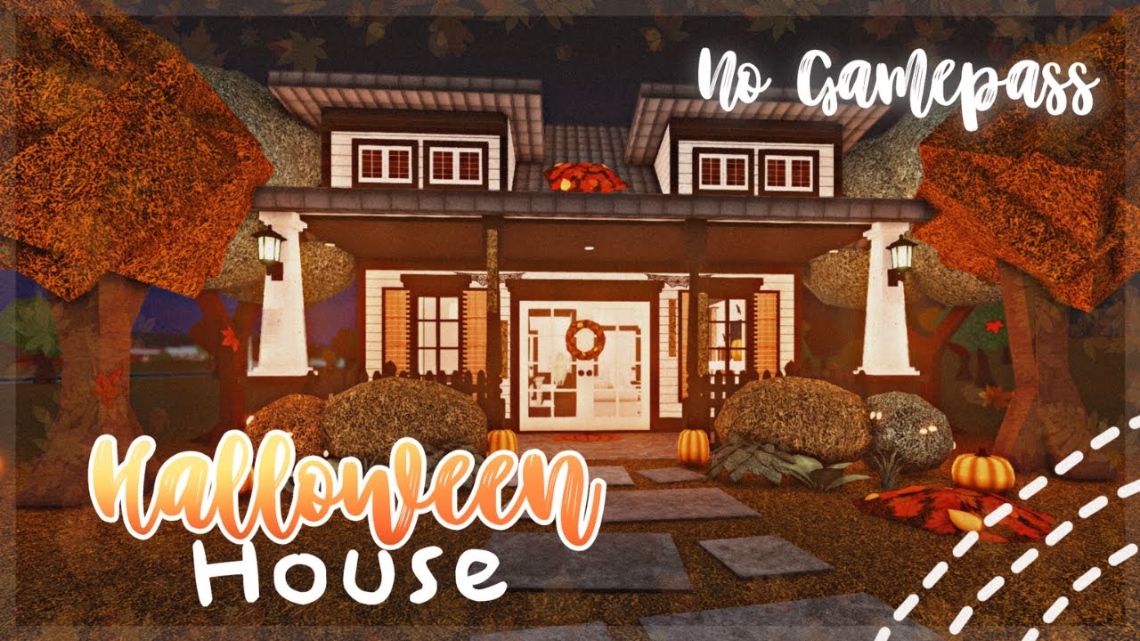 Roblox Bloxburg - Mini Halloween Starter House - Minami Oroi - BiliBili