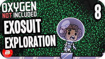Exo Suit Exploration! #8 ▶Oxygen Not Included Ranching Upgrade Mark II◀ ONI Gameplay