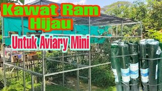 Review Kawat Ram hijau kandang aviary mini