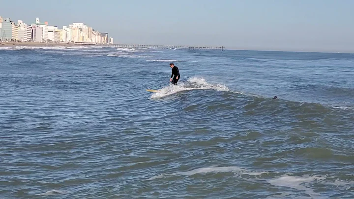 John Stouffer surfing Va Beach 11.9.21