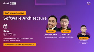 AWS x Dicoding LIVE : "Software Architecture" screenshot 2