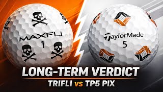 Maxfli TriFli Review: My Long-Term Verdict After Months of Play vs TaylorMade TP5 PIX Golf Ball