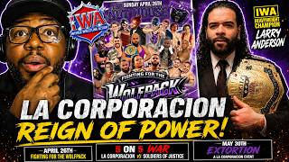 IWA Heavyweight Champion Larry Anderson Interview | La Corporacion RISING | Mike Steph (pt.1)