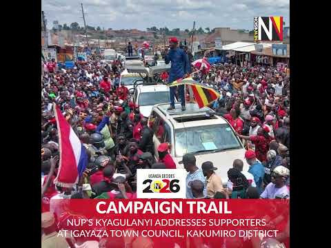 UgandaDecides2026 NUP S Kyagulanyi Addresses Supporters At Igayaza Town Council Kakumiro District