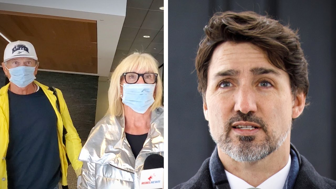 NO MASKS at Calgary airport! Trudeau's health minister lied about free