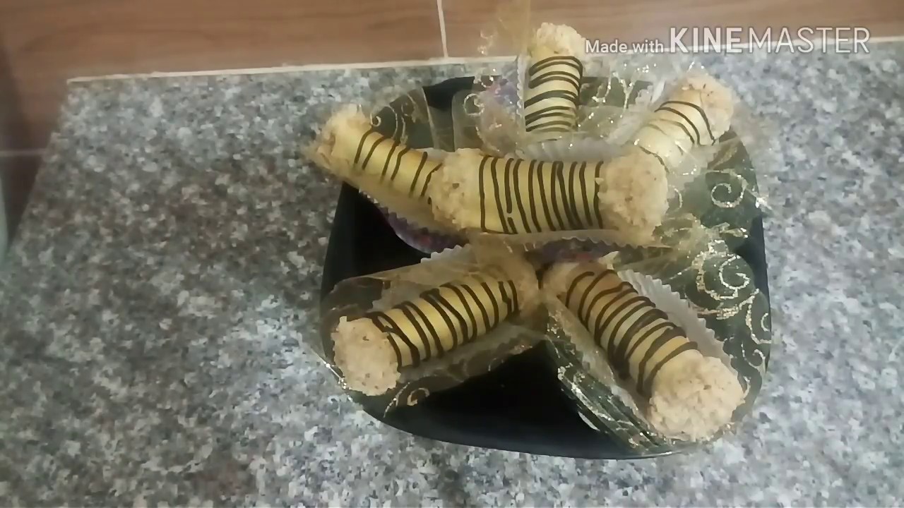 جديد حلويات 2018سيقار الديول محشي بالكاوكاو حصري على قناتي روعة لا يفوتكم