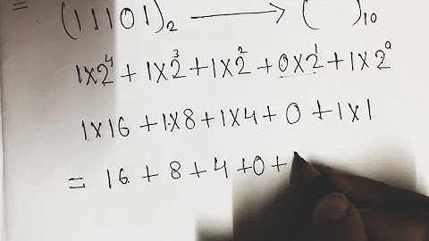 Binary to decimal conversion