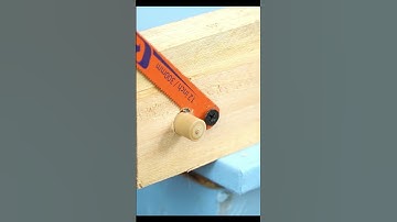 Be sure to remember this trick! The secret tool cuts dowels #shorts