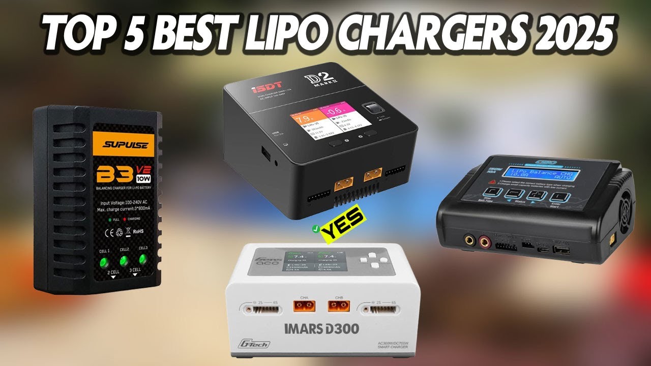 5 лучших зарядных устройств LiPo 2025 года 🔋 НЕ ПОКУПАЙТЕ зарядное устройство LiPo, пока не увиди...
