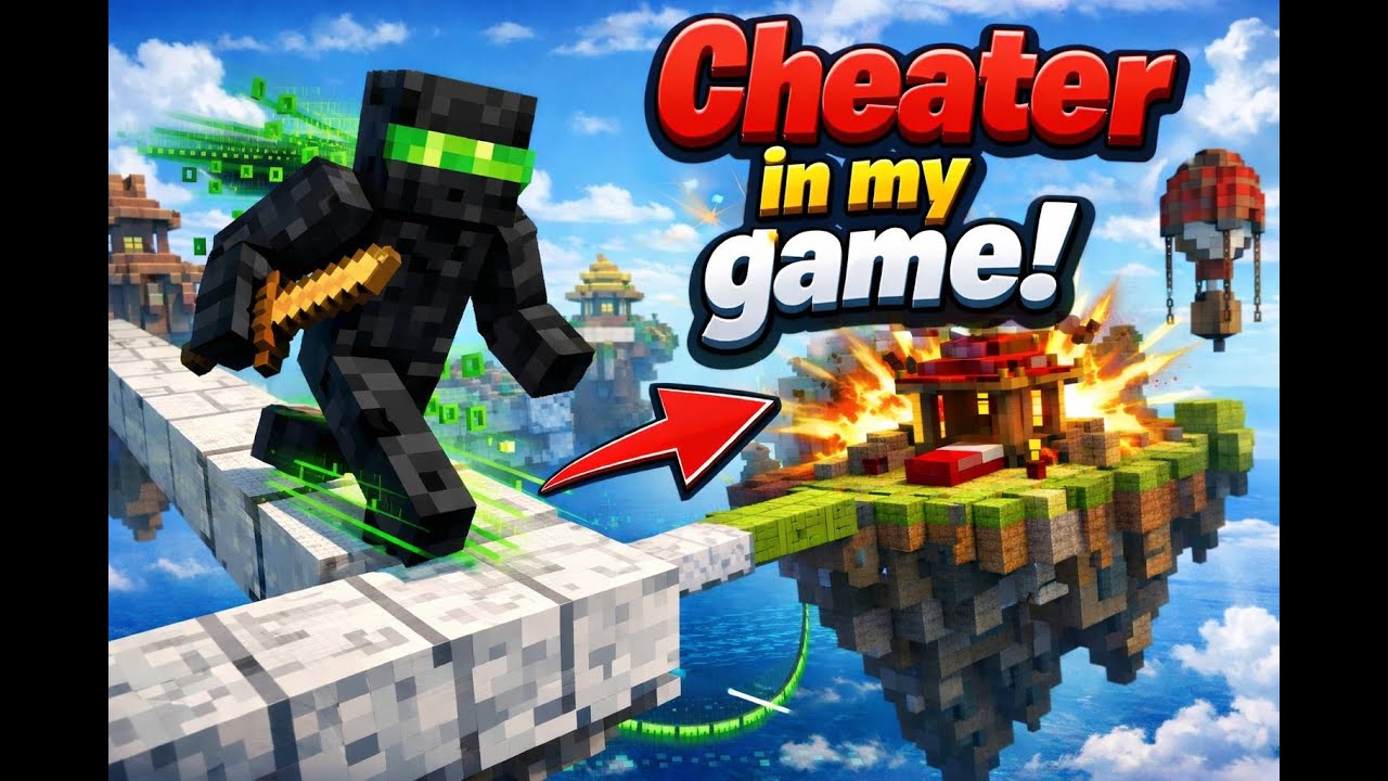 A cheater came in my game # BEDWARS