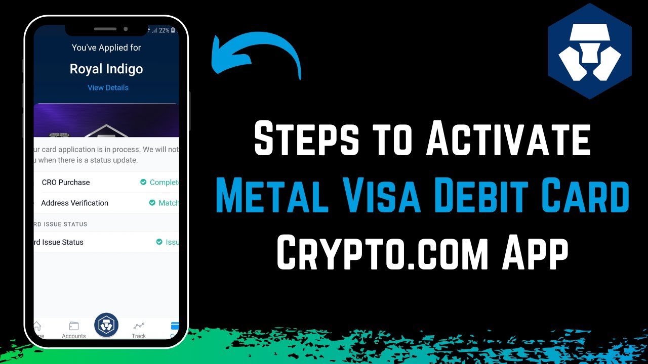 How To Activate Crypto.com Card - Crypto.com Metal Visa Debit Card  Activation - YouTube