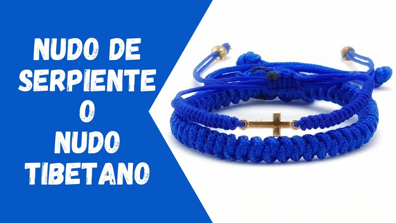 Pulseras de HILO CHINO | SERPIENTE 🐍 o Nudo TIBETANO - YouTube