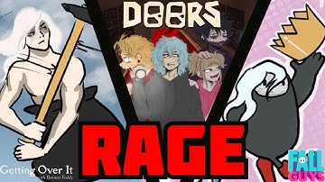 Try Not to RAGE with Shigaraki, Dabi, & Hawks (Getting Over it, Fall Guys, Doors)