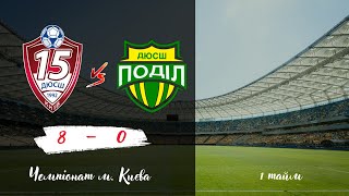 картинка: ДЮСШ 15 vs ПОДІЛ