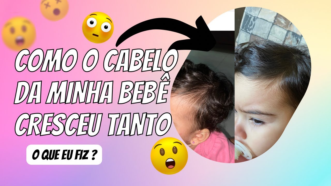 Crescimento capilar de bebê em APENAS 3 MESES !! - YouTube