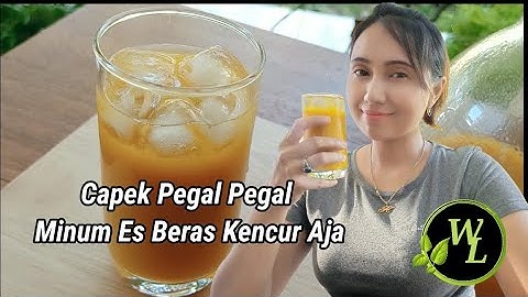 Jamu Beras Kencur Si Segar Pereda Capek Dan Pegal Pegal