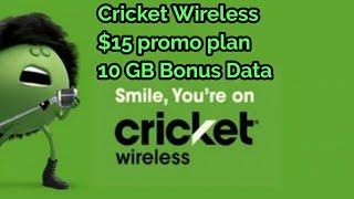 Cricket Wireless bonus data, $15 data plan promo! | Cricket | Prepaid wireless
