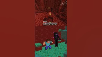 Enderman Encounters Animation meme In Real Minecraft #minecraft #enderman #nether @ChinosAnimated