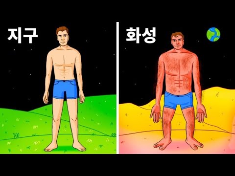 다른 행성에서 사는 여러분의 모습은 어떨까요?