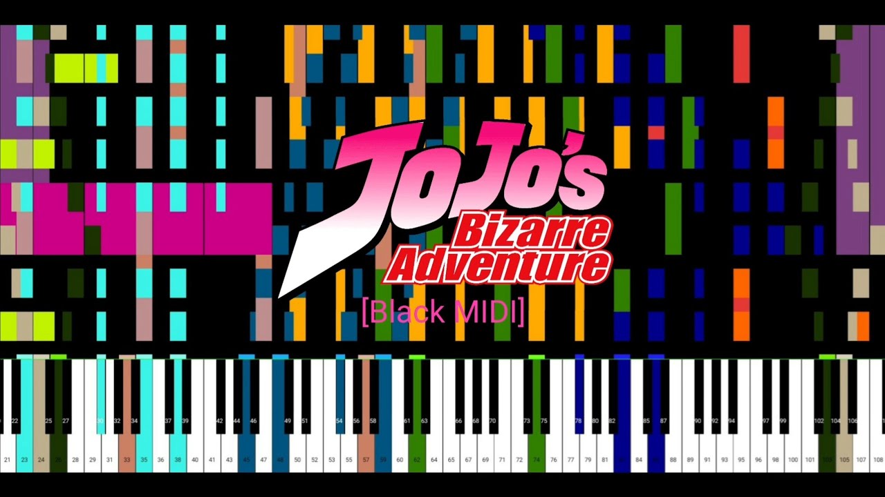 [Black MIDI] Giorno`s Theme - Controlly's Golden Windy of Eminations!