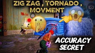 How To Increase Accuracy Using , Tournado , Zigzag Apela Pato Movment Free Fire Tips & Tricks Met.