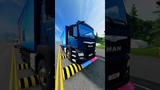 cars and trucks vs Speed Bumps #short #beamng #beamngdrive #trucksvs