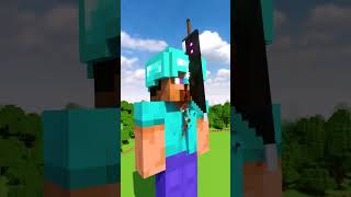 Steve vs spears, steve helmet vs knifes & steve vs apples #minecraft #youtubeshorts #shorts #youtube