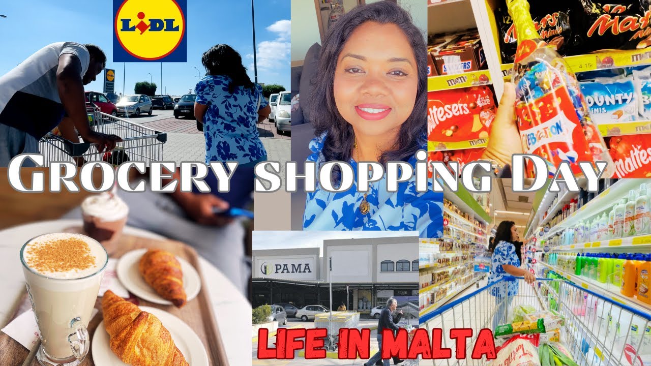 Grocery Shopping Day😍 Malta SL | මෝල්ටවල බඩු ගනන්ද? 😏| MT S L 🇱🇰