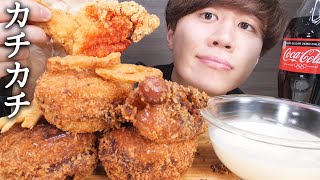 モスバーガーを揚げて食べたら美味しすぎて幸せ【モッパン】