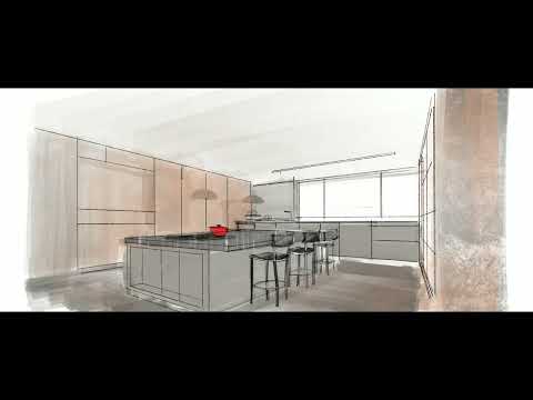 DiseƱo interior de una cocina