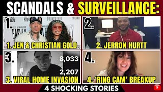 Scandals Surveillance Jen Christian Gold Jerron Hurtt Viral Home Invasion Ring Cam Breakup