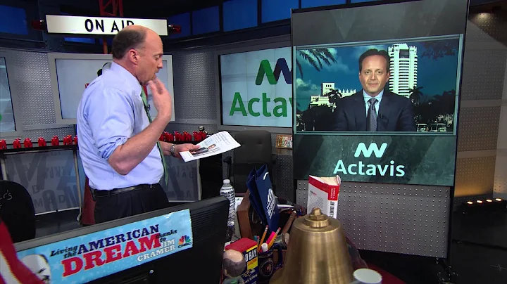 Actavis CEO Brent Saunders | Mad Money | CNBC