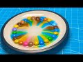 Satisfying Video | Rainbow Mixing Smarties | Smarties Rainbow Trick DIY At Home