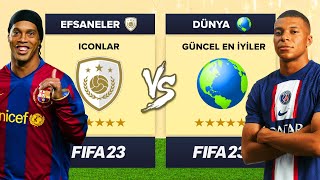 Efsaneler Takimi Vs Güncel En İyi̇ Takim Fifa 23 Kari̇yer Modu All-Star Kapişma