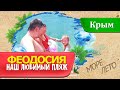 Семейный отдых на море! Поход на пляж в Феодосии, семейный отдых в Крыму! Воспоминание о лете!