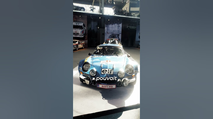 L’Alpine Renault A110 – L'icône du rallye qui a marqué l'histoire !